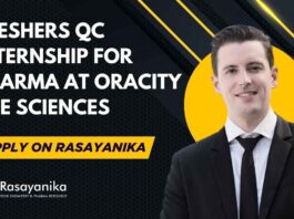 Freshers QC Internship For Pharma at Oracity Life Sciences