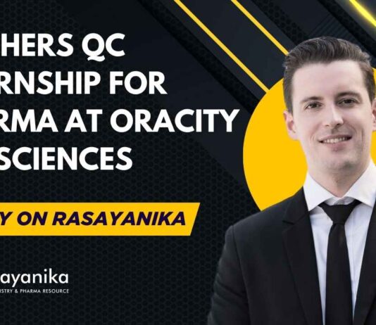 Freshers QC Internship For Pharma at Oracity Life Sciences