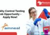Quality Control Testing Job Opportunity - Apply Now!
