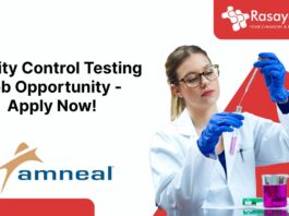 Quality Control Testing Job Opportunity - Apply Now!