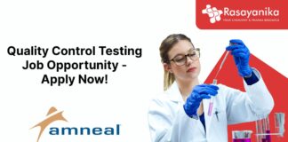 Quality Control Testing Job Opportunity - Apply Now!