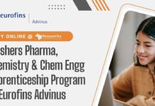 Freshers Pharma Apprenticeships at Eurofins Advinus