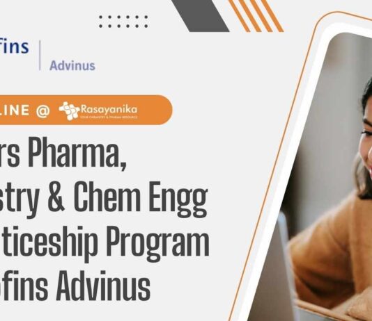 Freshers Pharma Apprenticeships at Eurofins Advinus