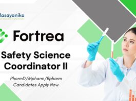 Pharma Jobs at Fortrea l PharmD/Mpharm/Bpharm Candidates Apply Now for Safety Science Coordinator II Role