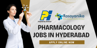 Pharmacology Jobs in Hyderabad – Biology Specialist Hiring