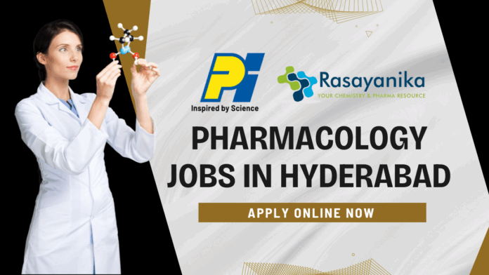 Pharmacology Jobs in Hyderabad – Biology Specialist Hiring