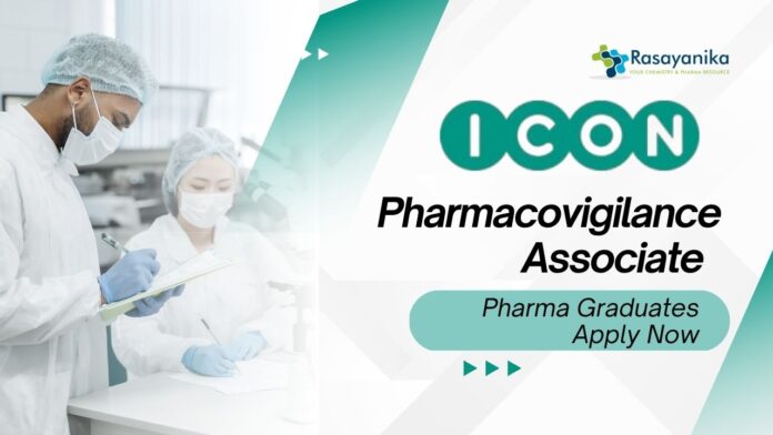 Pharmacovigilance Associate Job at ICON –  Pharma Graduates Apply Now