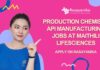 Production Chemist – API Manufacturing Jobs