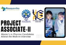 Project Associate-II at IICB – Master's in Pharma Candidates Attend the Walk-In-Interview