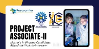 Project Associate-II at IICB – Master's in Pharma Candidates Attend the Walk-In-Interview