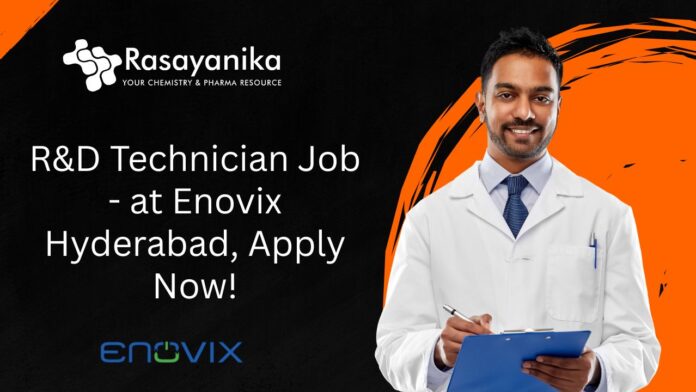 R&D Technician Job - at Enovix