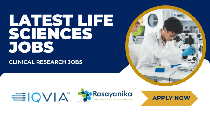 Latest B Pharma Jobs at IQVIA – Clinical Research Jobs