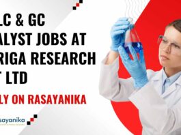 HPLC & GC Analyst Jobs at Auriga Research Pvt Ltd