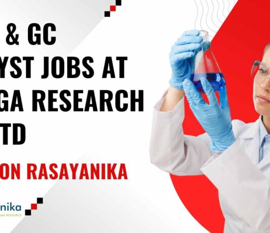 HPLC & GC Analyst Jobs at Auriga Research Pvt Ltd