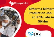 BPharma MPharma Production Job