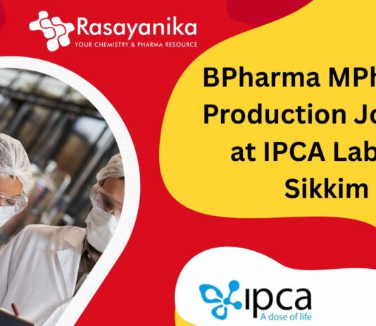 BPharma MPharma Production Job