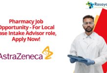 Pharmacy Job Opportunity - For Local Case Intake Advisor role, Apply Now!