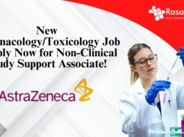 New Pharmacology/Toxicology Job - Apply Now for Non-Clinical Study Support Associate!