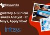 Regulatory & Clinical Business Analyst - at Infosys