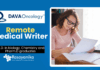 Remote Organic Chemistry Job - Apply Now for the Medical Writer Role at DAVA Oncology