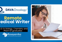 Remote Organic Chemistry Job - Apply Now for the Medical Writer Role at DAVA Oncology