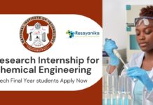 Research Internship for Chemical Engineering Candidates | Apply at NIT Trichy