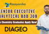 Senior Executive R&D Job at Diageo for MSc Chemistry Apply