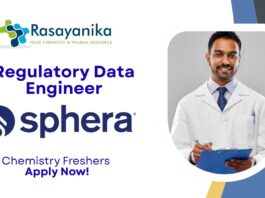 Regulatory Data Engineer Chemistry Freshers Apply Now!