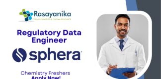 Regulatory Data Engineer Chemistry Freshers Apply Now!