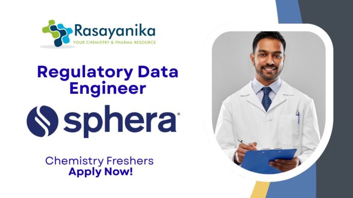 Regulatory Data Engineer Chemistry Freshers Apply Now!
