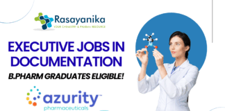 Sr. Executive Jobs in Documentation – Azurity Pharma Hyderabad