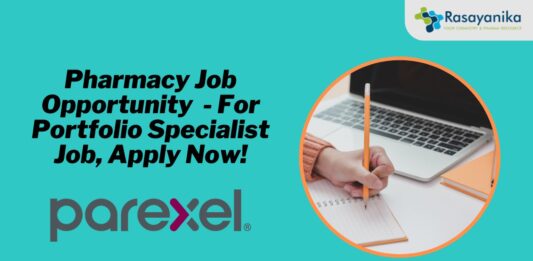 Pharmacy Job Opportunity - For Portfolio Specialist Job, Apply Now!