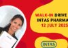 Walk-In Drive at Intas Pharma