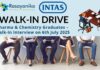 Walk-In Drive at Intas Pharmaceuticals in Goa – 6th July 2025 Apply Now