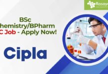 BSc Chemistry/BPharm QC Job - Apply Now!