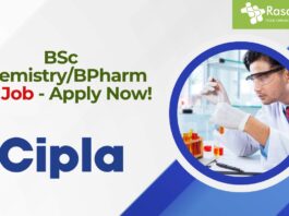 BSc Chemistry/BPharm QC Job - Apply Now!