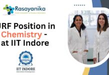 JRF Position in Chemistry