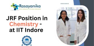 JRF Position in Chemistry
