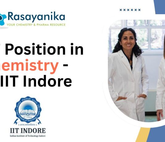 JRF Position in Chemistry