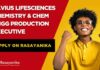 Alvius Lifesciences Chemistry & Chem Engg Production Executive