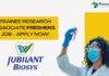 Trainee Research Associate Freshers Job - Apply Now!