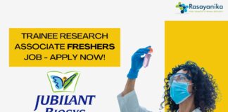 Trainee Research Associate Freshers Job - Apply Now!