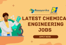 Latest Chemical Engineering Jobs