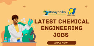 Latest Chemical Engineering Jobs