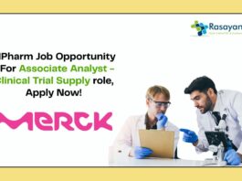MPharm Job Opportunity - For Associate Analyst - Clinical Trial Supply role, Apply Now!