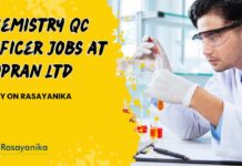 Chemistry BSc & MSc Jobs in QC