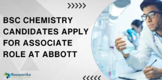 BSc Chemistry Job Opening at Abbott