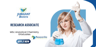 Analytical Chemistry Jobs at Jubliant - MSc Graduates Apply Now for the Research Associate Role