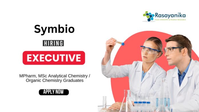 Analytical Chemistry Jobs at Symbio Generrics MSc Graduates Apply Now for the Executive Role (3)
