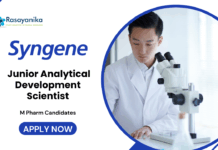 Analytical Development Role at Syngene | M Pharm Candidates Apply Now